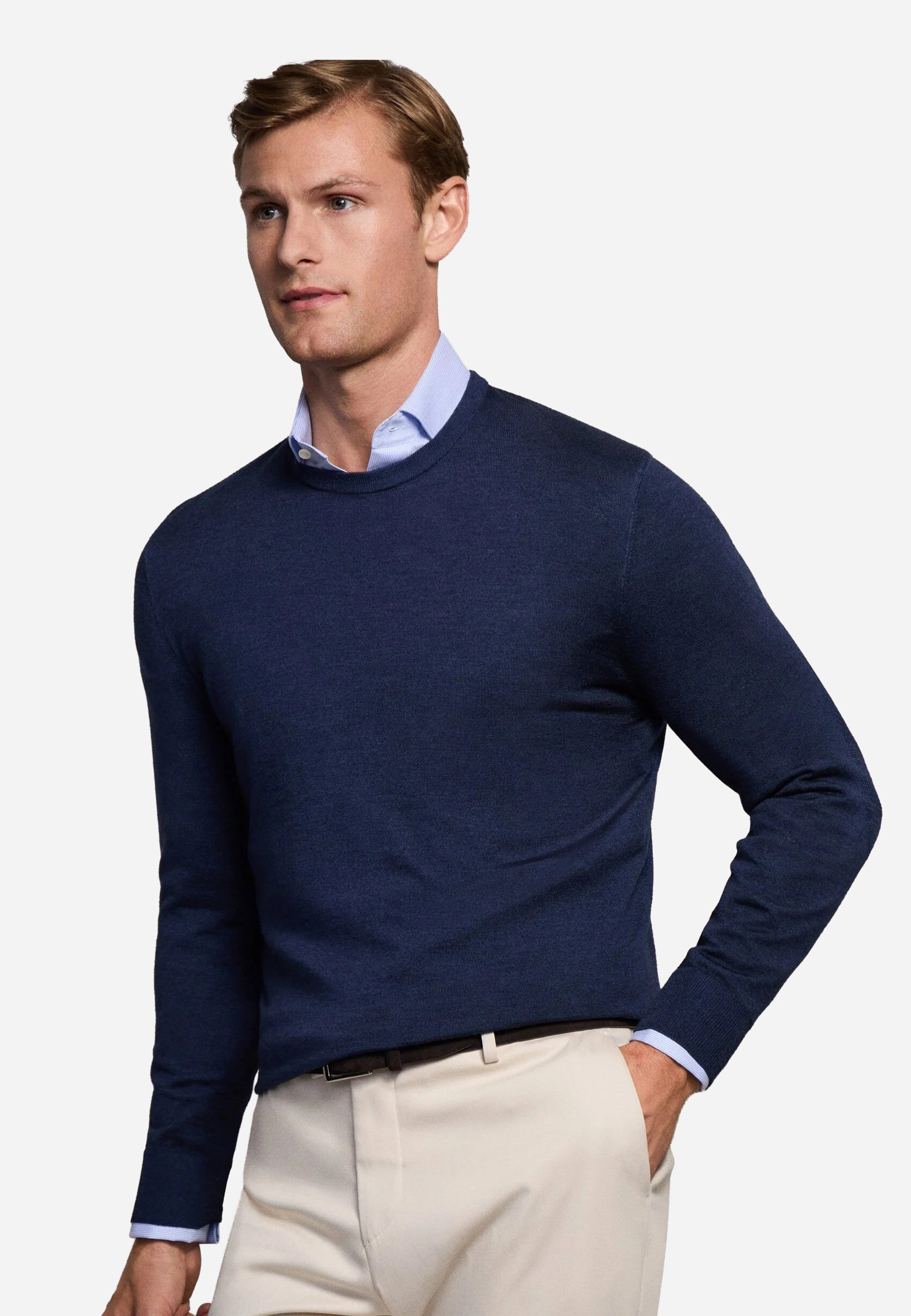 Sweater Lana Azul Marino H.L.