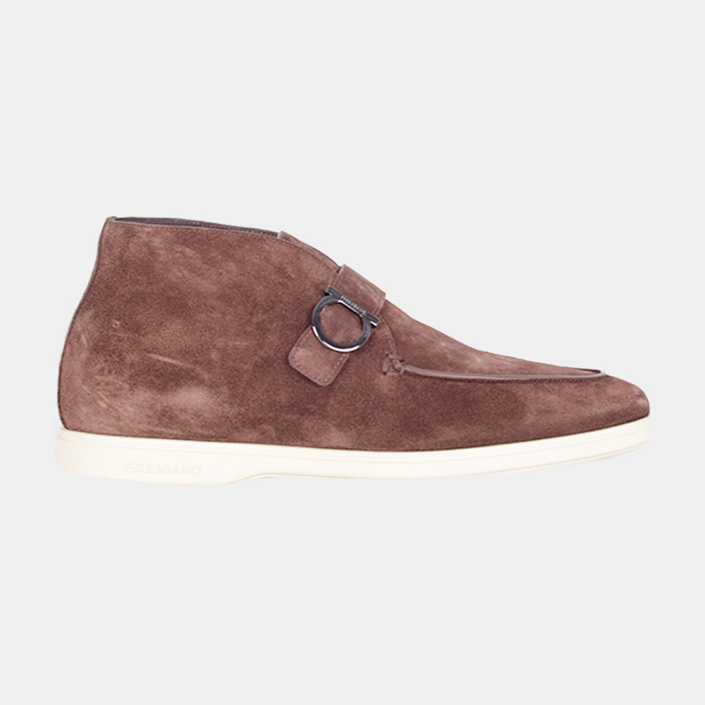 BOTAS FERRAGAMO CAFE GAMUZA (768367-DROF)
