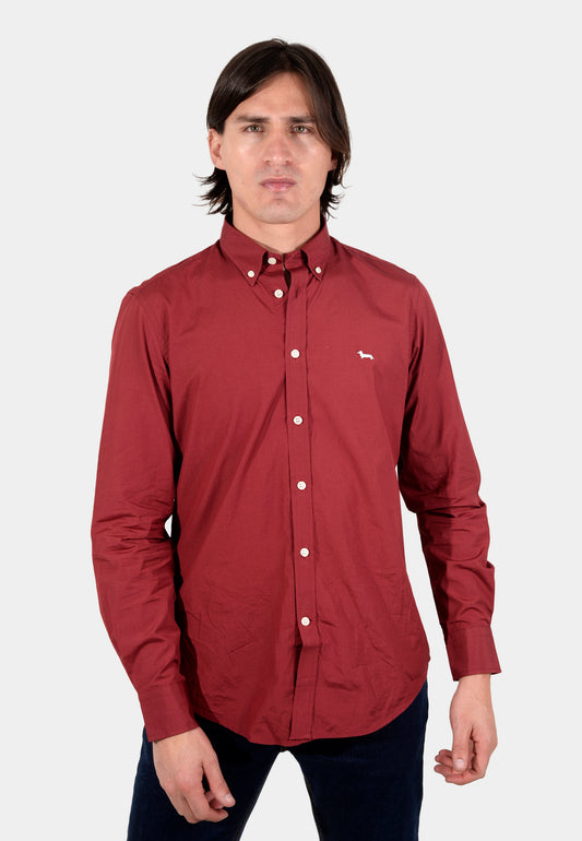 CAMISA HARMONT VINOTINTO ALGOD (CRK043011759M-532)