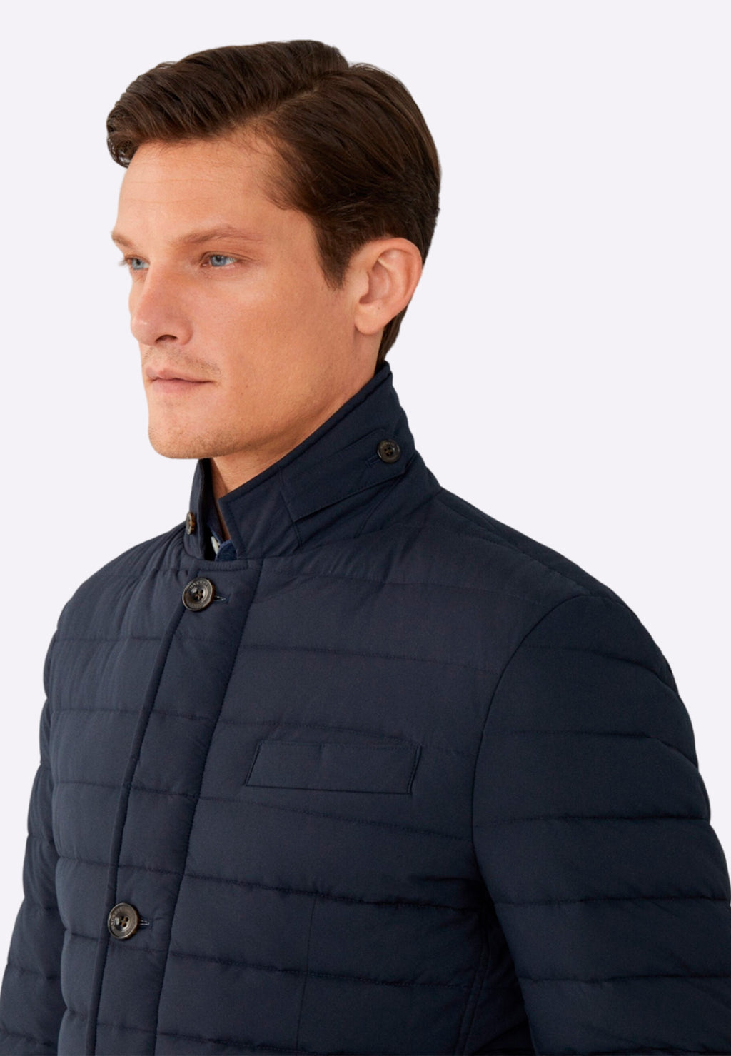 CHAQUETA HACKETT LONDON AZUL POLIESTER (HM403088-595)