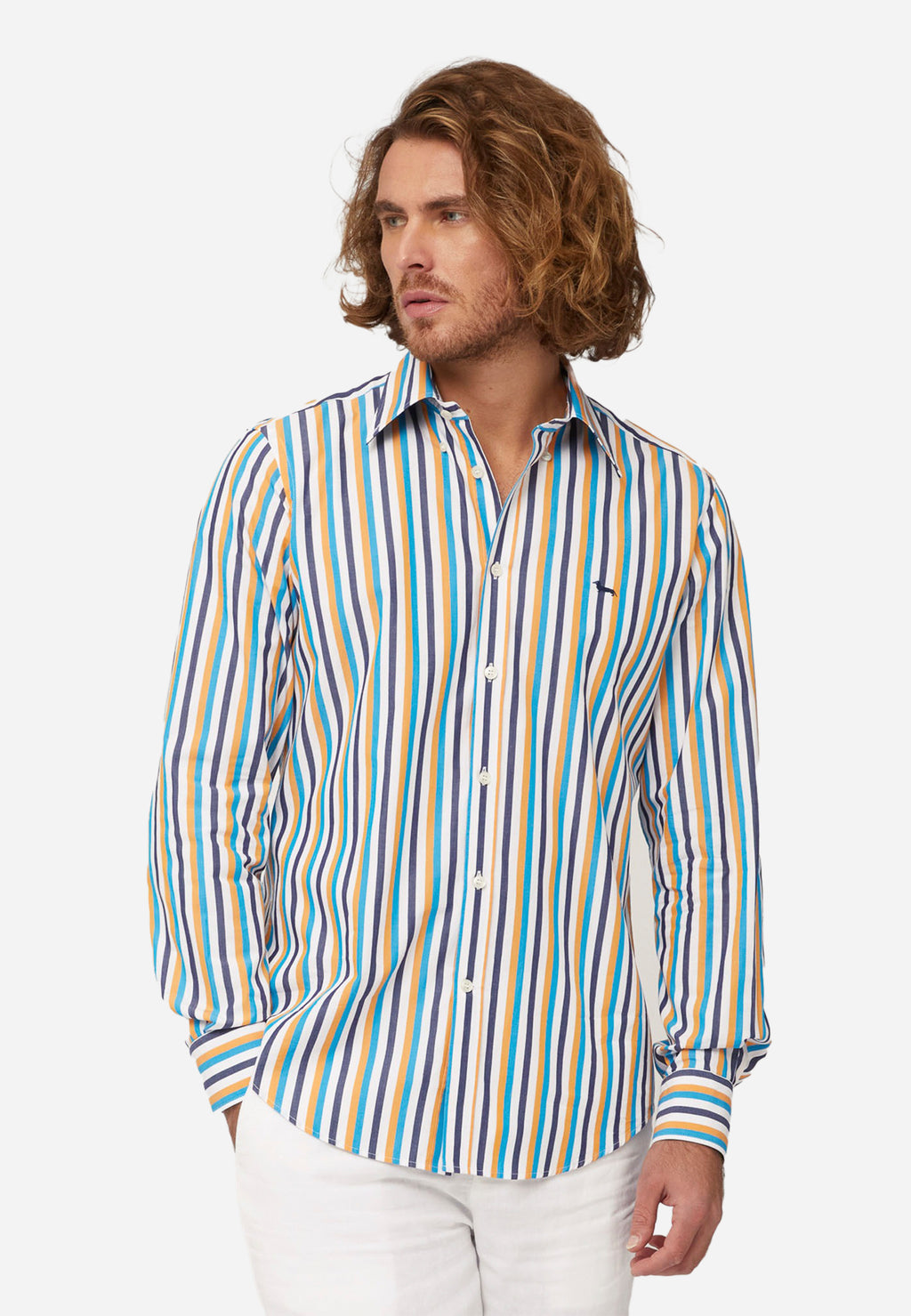 CAMISA HARMOT&BLAINE RYS AMA AZUL BLCO (CRL011012805B-402)