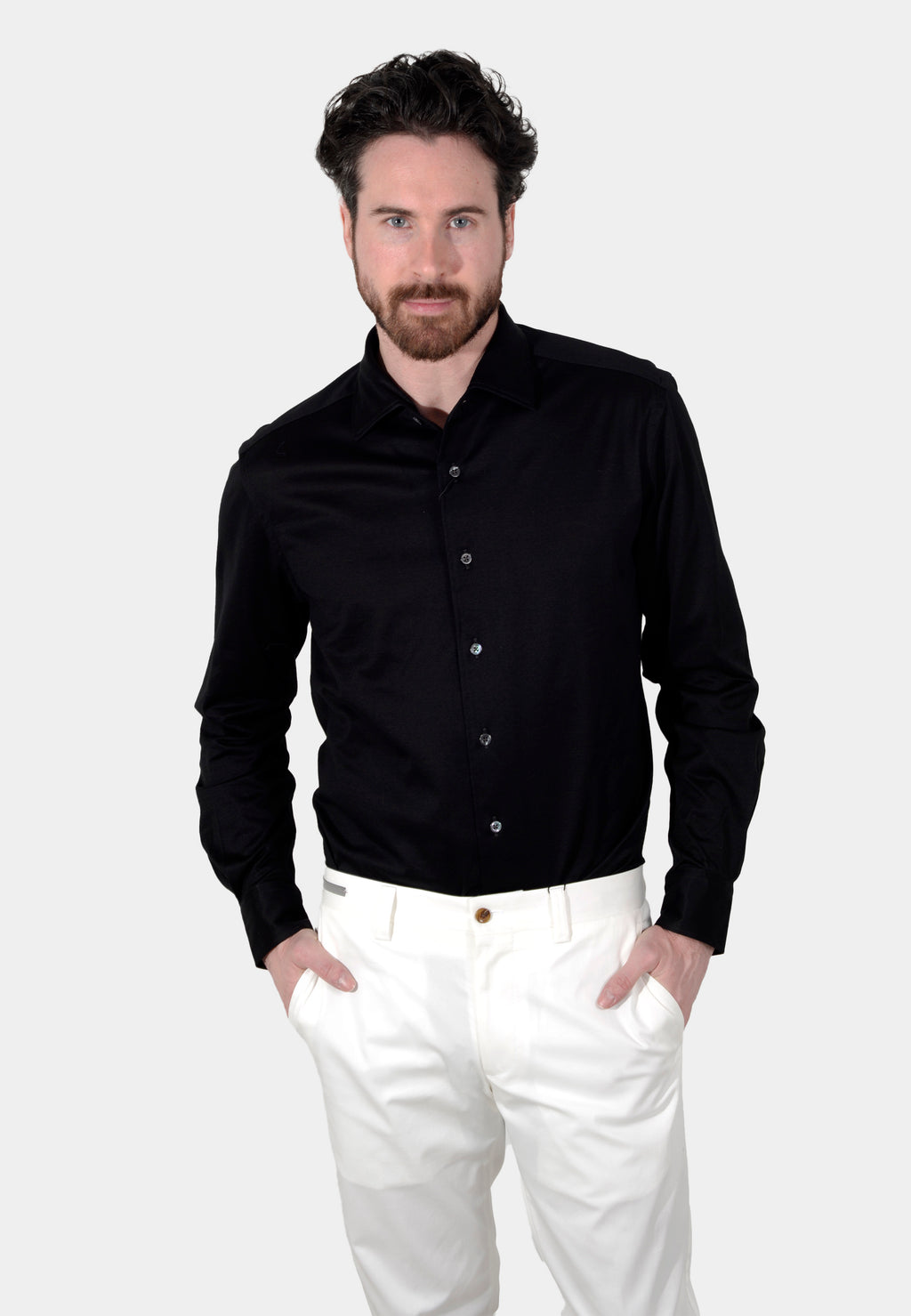 CAMISA CORNELIANI NEGRO ALGODON (92P116-3811214-020)