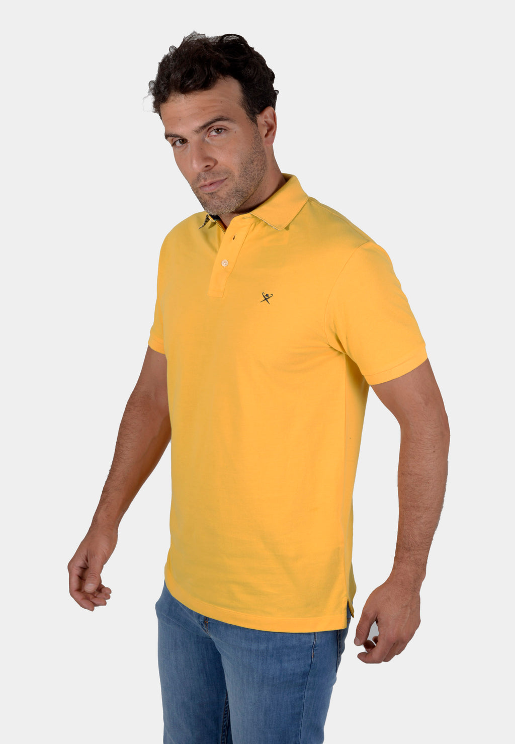 CAMISETA POLO HACKETT AMARILLO 100% COTTON (HM563134-038)