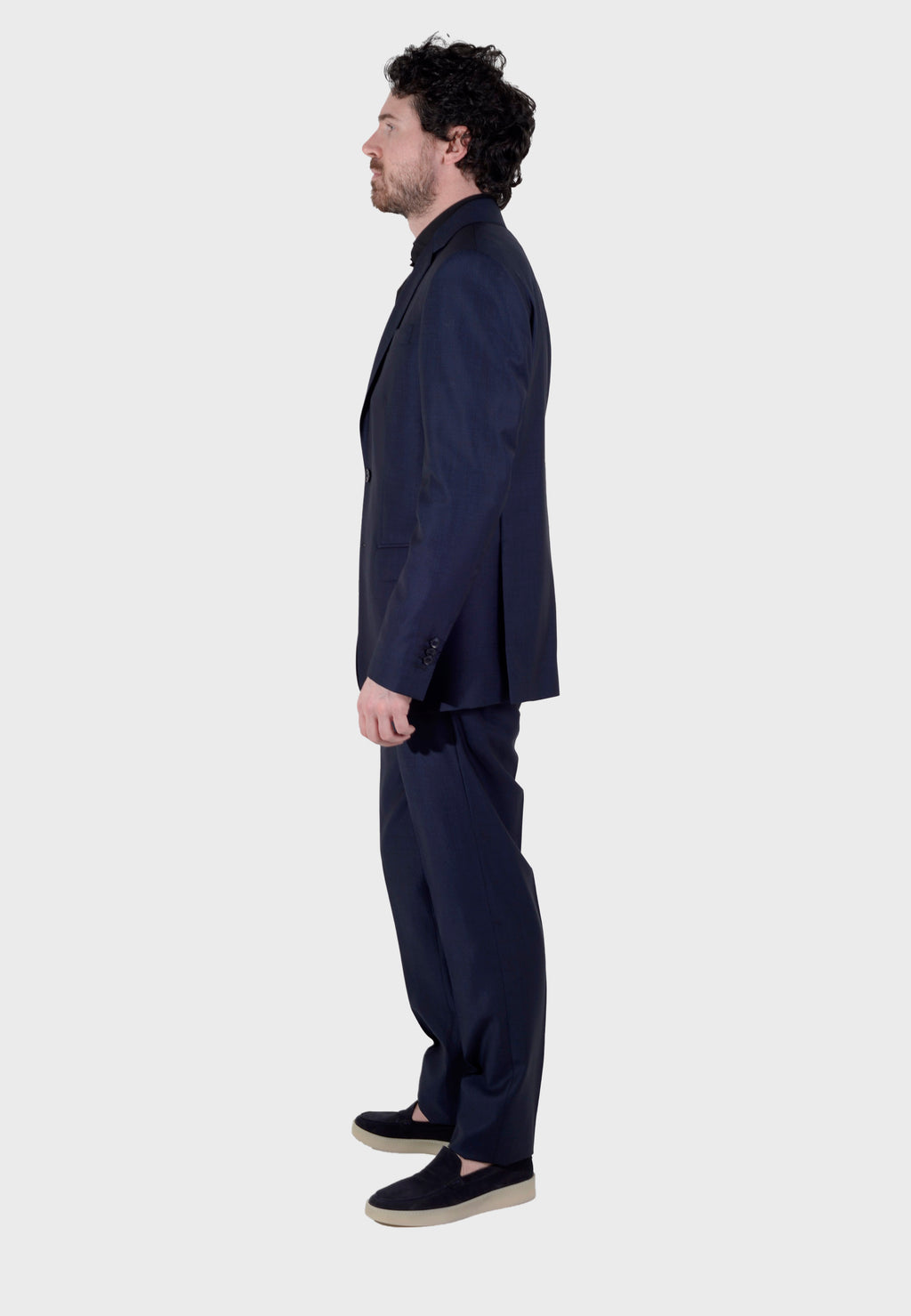 Traje de Hombre Azul Marino Lana B.