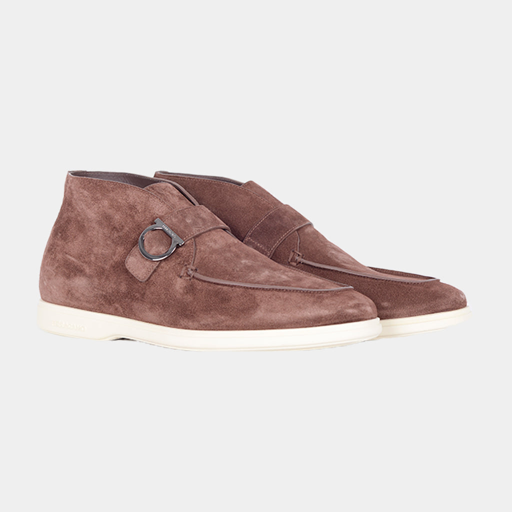 BOTAS FERRAGAMO CAFE GAMUZA (768367-DROF)