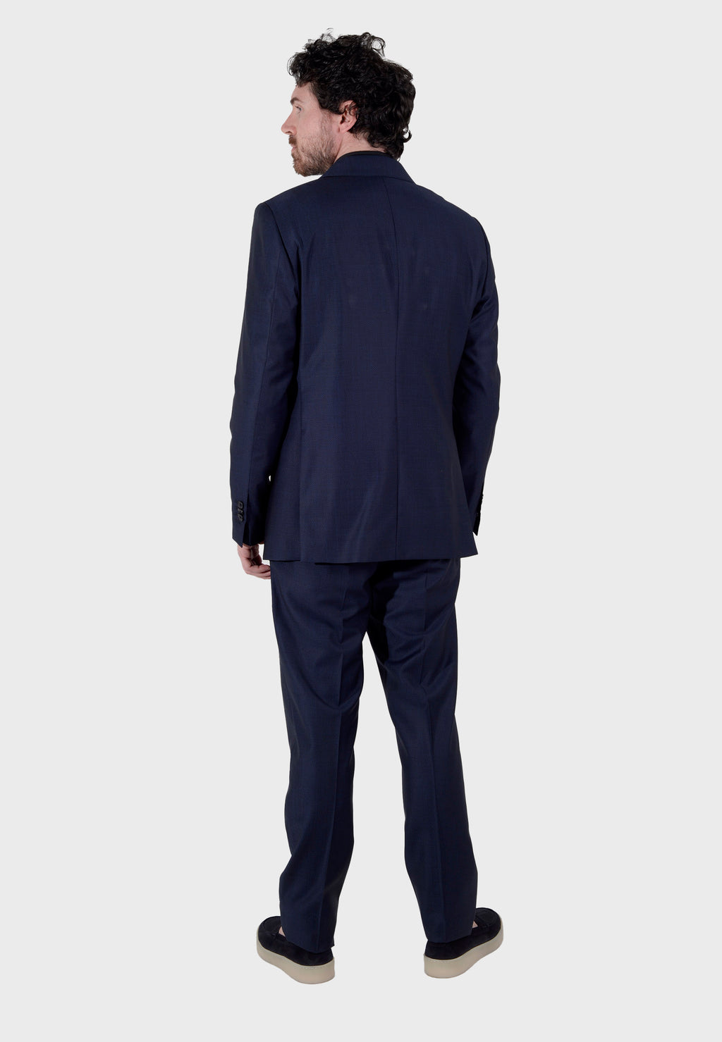 Traje de Hombre Azul Marino Lana B.