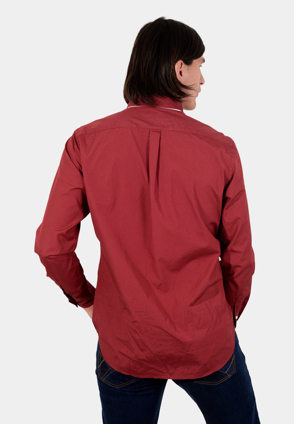 CAMISA HARMONT VINOTINTO ALGOD (CRK043011759M-532)