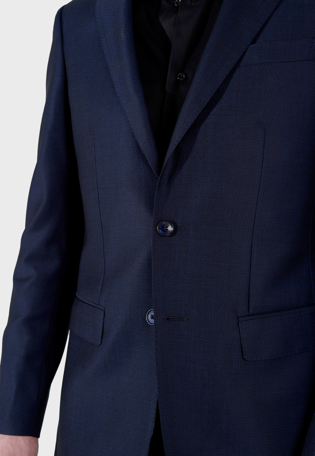 Traje de Hombre Azul Marino Lana B.