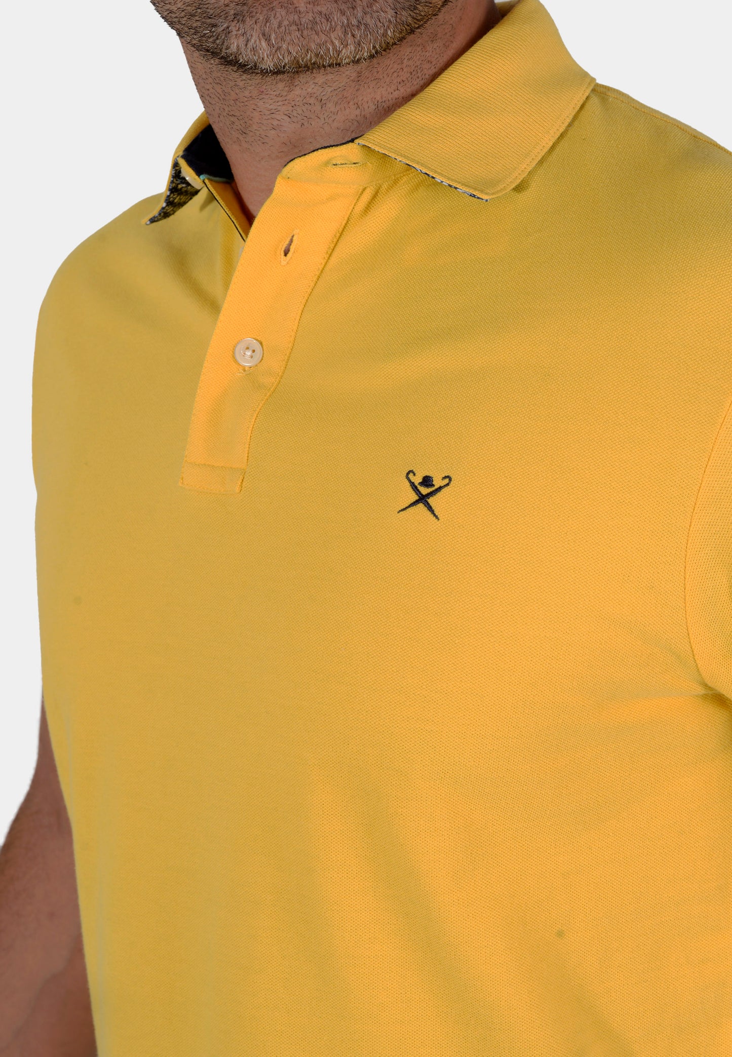 CAMISETA POLO HACKETT AMARILLO 100% COTTON (HM563134-038)