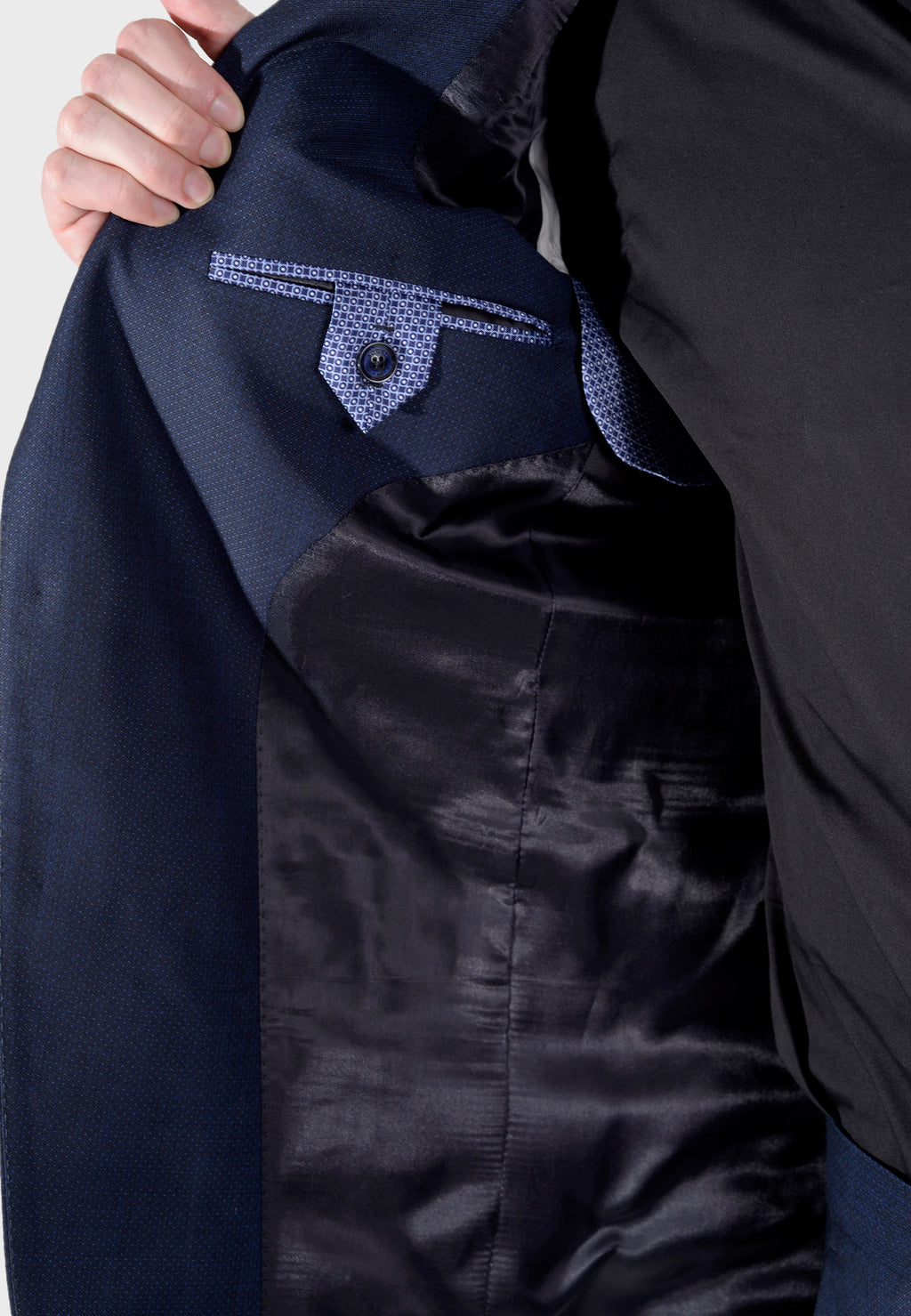 Traje de Hombre Azul Marino Lana B.