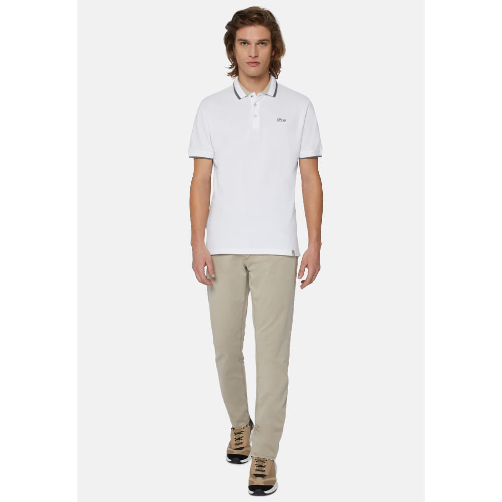 CAMISETA POLO BOGGI BLANCO ALGODON (24P003601)