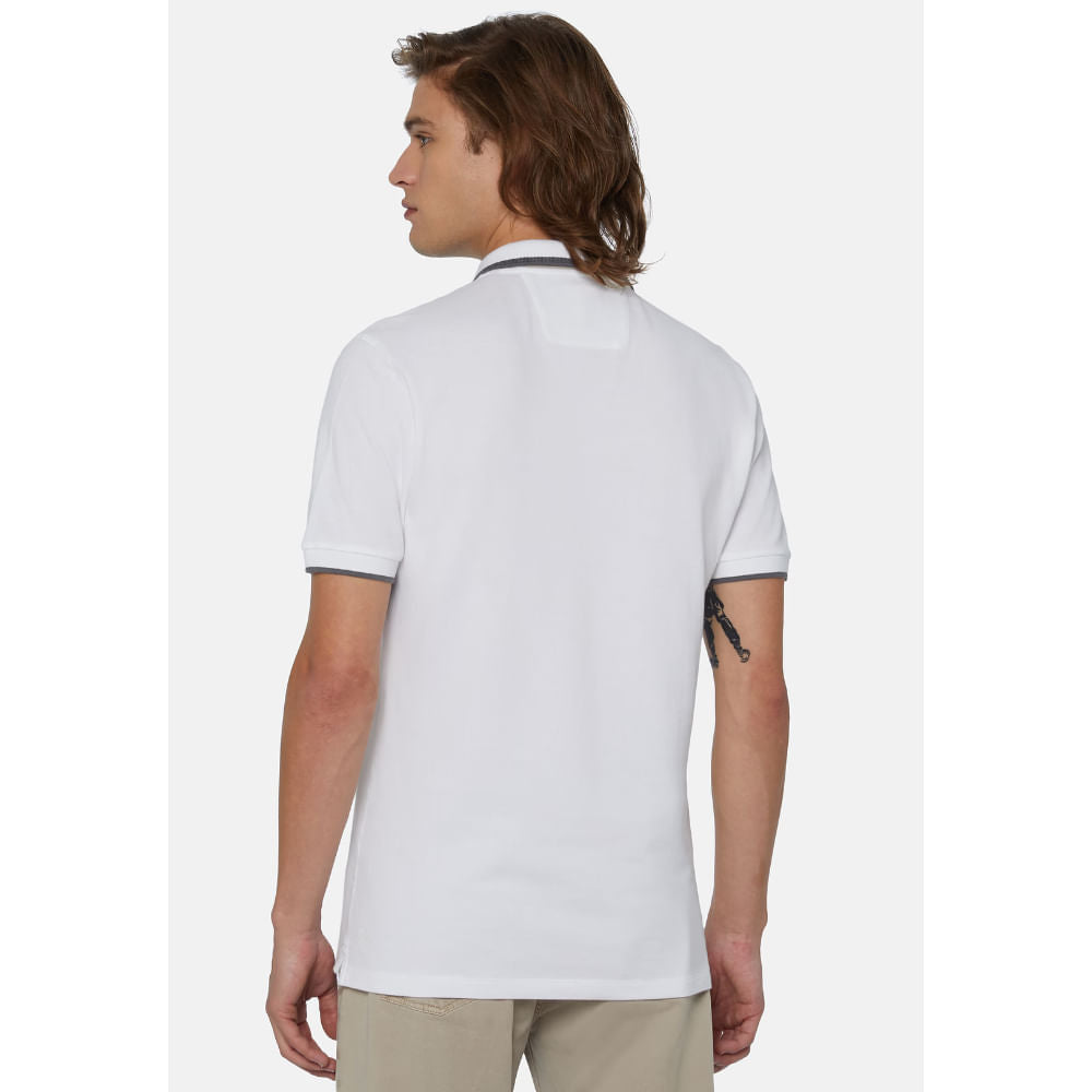 CAMISETA POLO BOGGI BLANCO ALGODON (24P003601)
