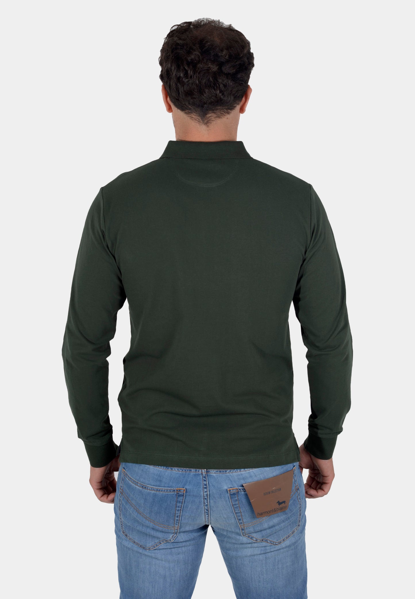 CAMISETA POLO HACKETT VERDE 100% COTTON (HM550887-675)