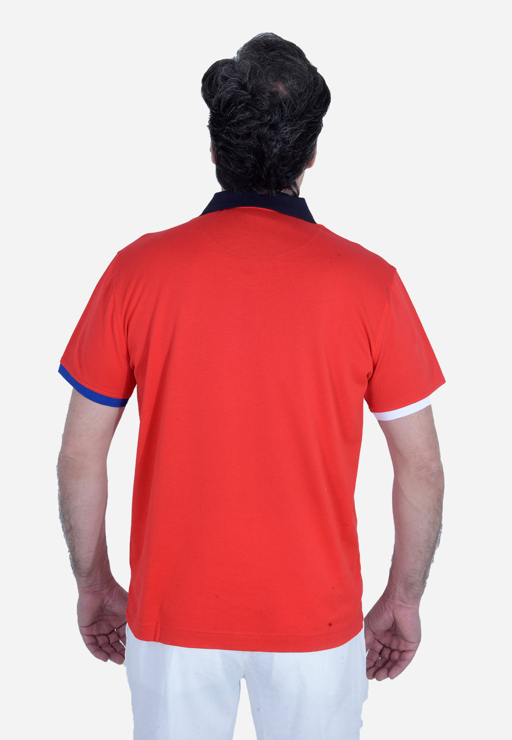 Camisa Polo Hombre Roja Con Su Logo H&B