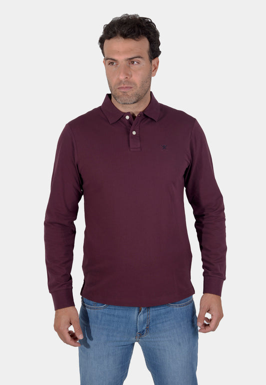 CAMISETA POLO HACKETT VINOTINTO 100% COTTON (HM550887-294)