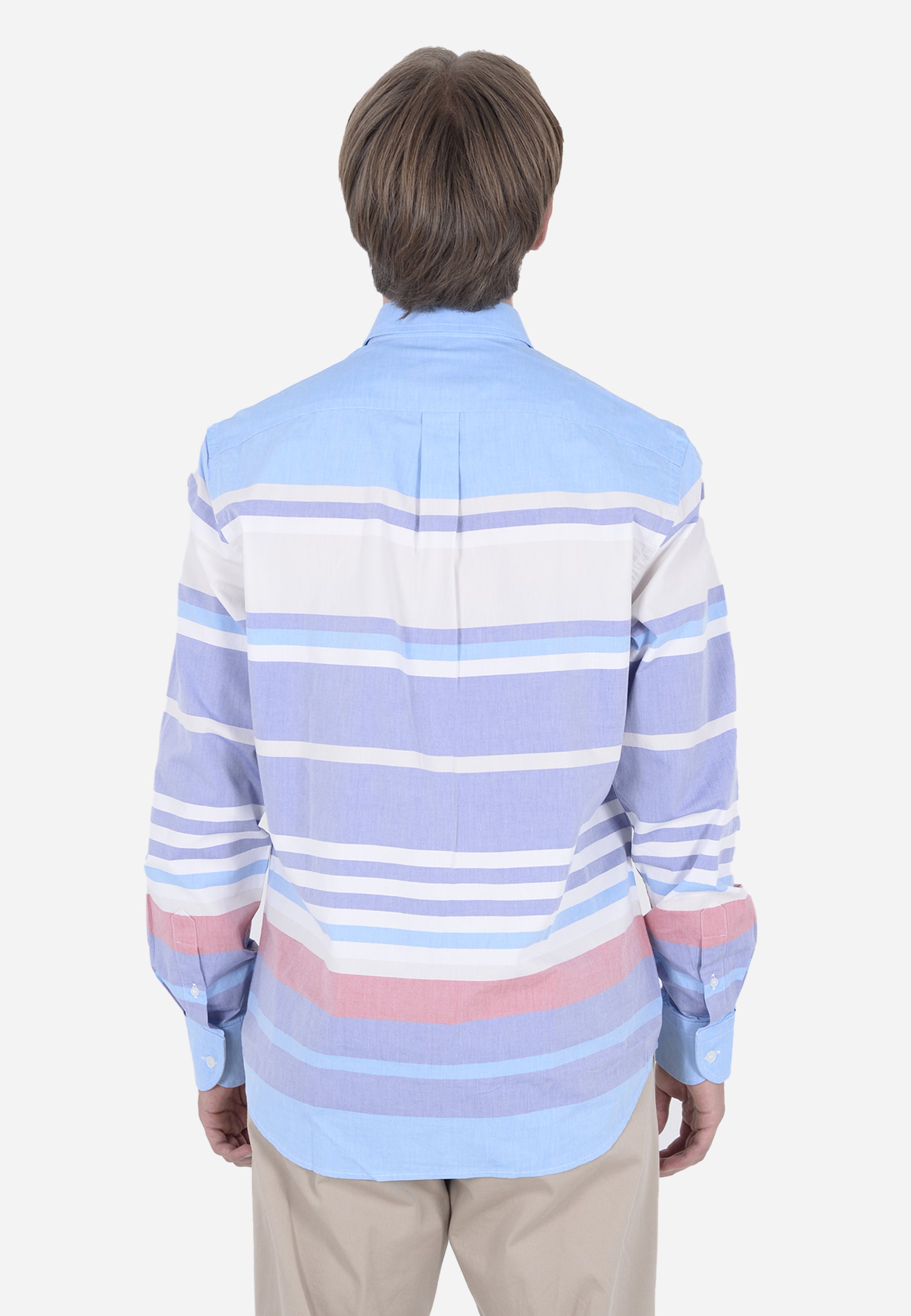 Camisa Rayas Pastel Hombre H&B