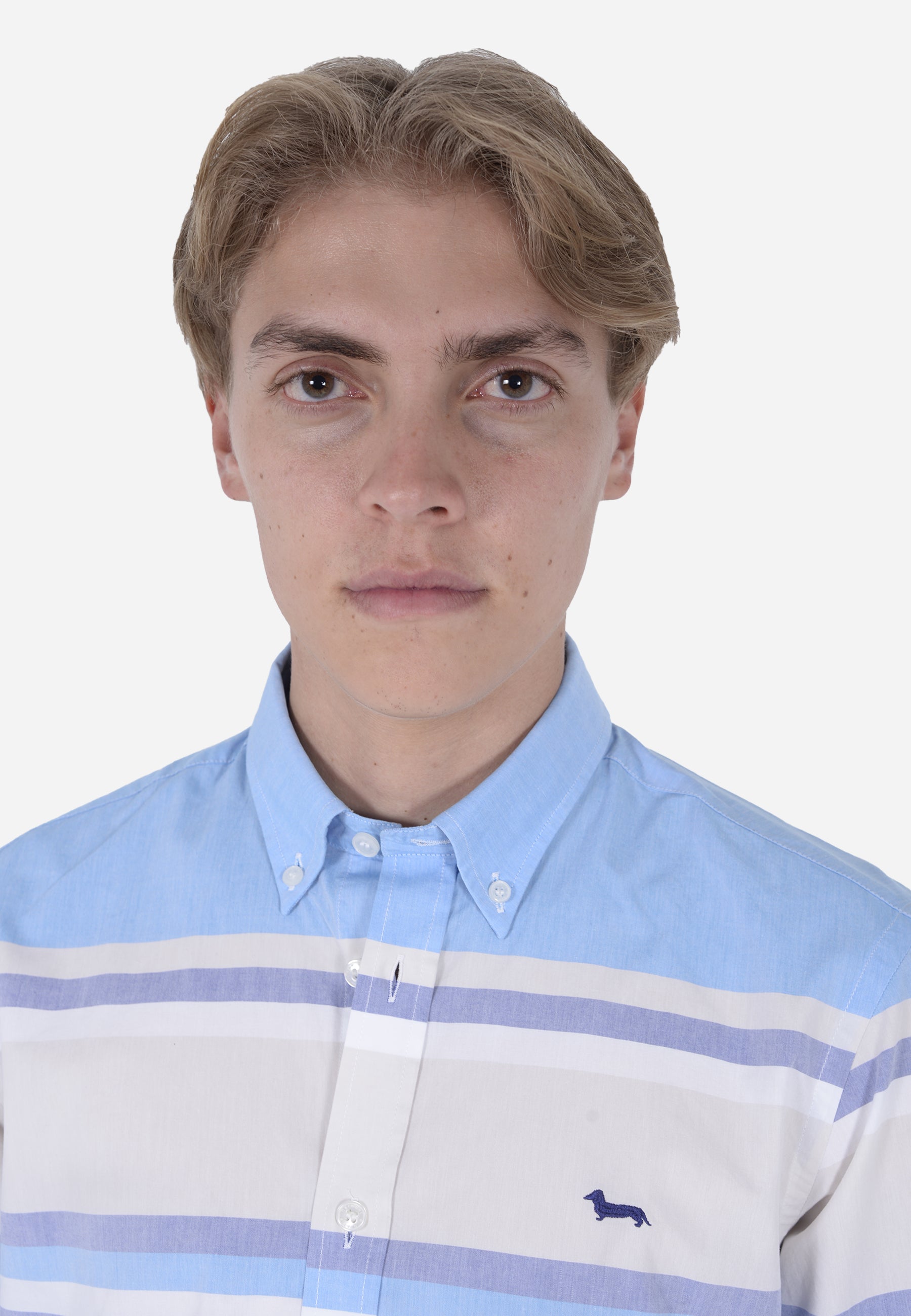 Camisa Rayas Pastel Hombre H&B