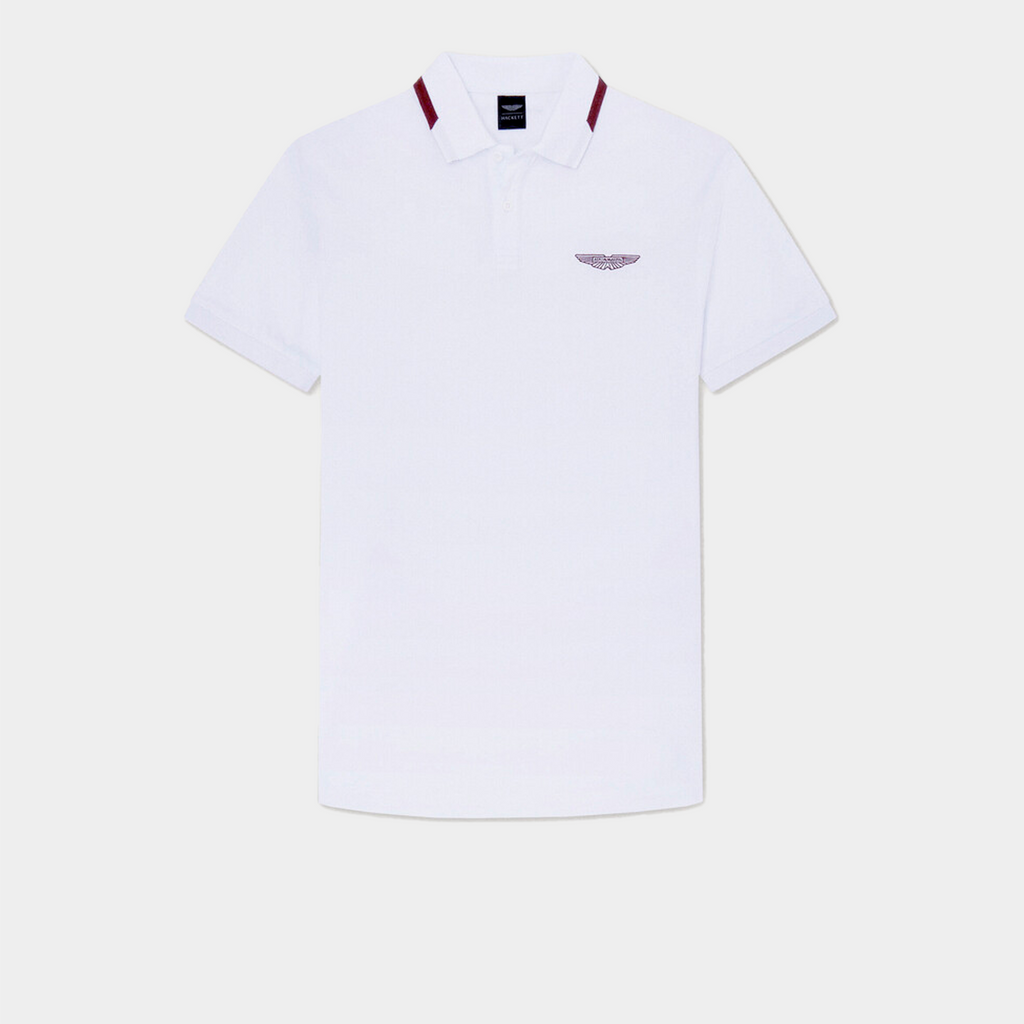 CAMISETA POLO HACKETT BLANCO 100% COTTON (HM563190)