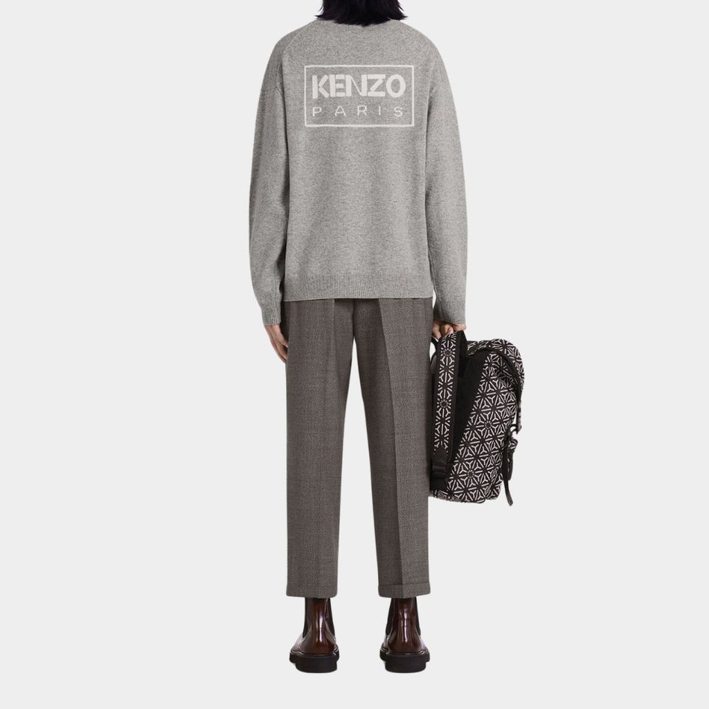 SWETER KENZO CABALLERO GRIS LANA  (FC65PU3433LC-96)