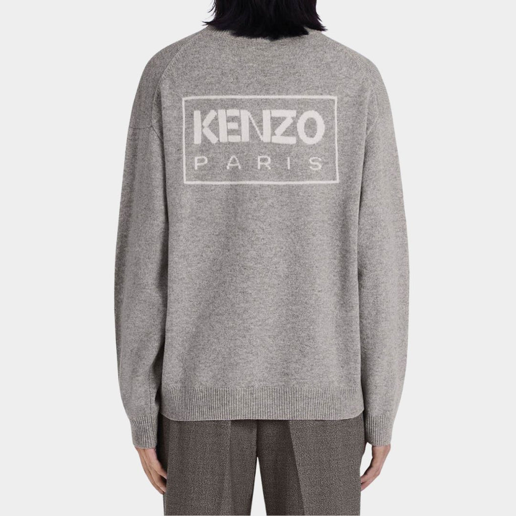 SWETER KENZO CABALLERO GRIS LANA  (FC65PU3433LC-96)