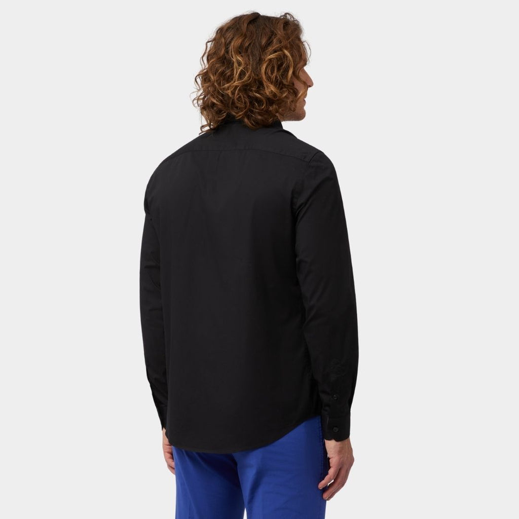 CAMISA HARMONT & BLAINE NEGRO ALGODÓN (CNL011012523I-999)