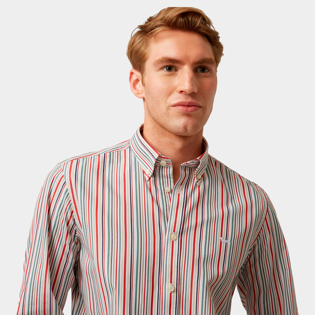 CAMISA HARMONT MULTIRAYAS ALGOD (CRK011012553M-518)