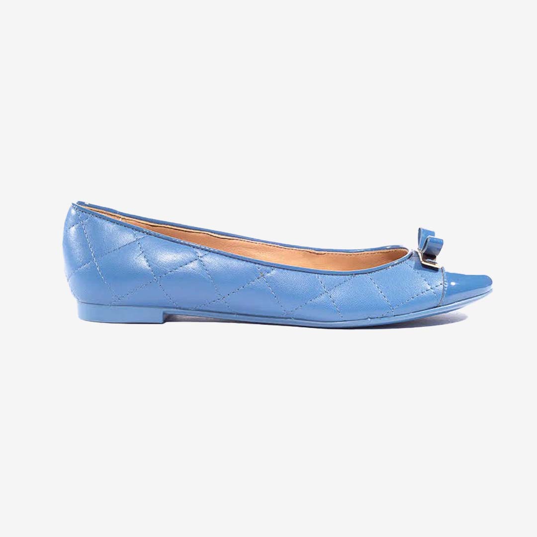 ZAPATO FERRAGAMO DAMA (587612-MY QUILTED-AZUL)