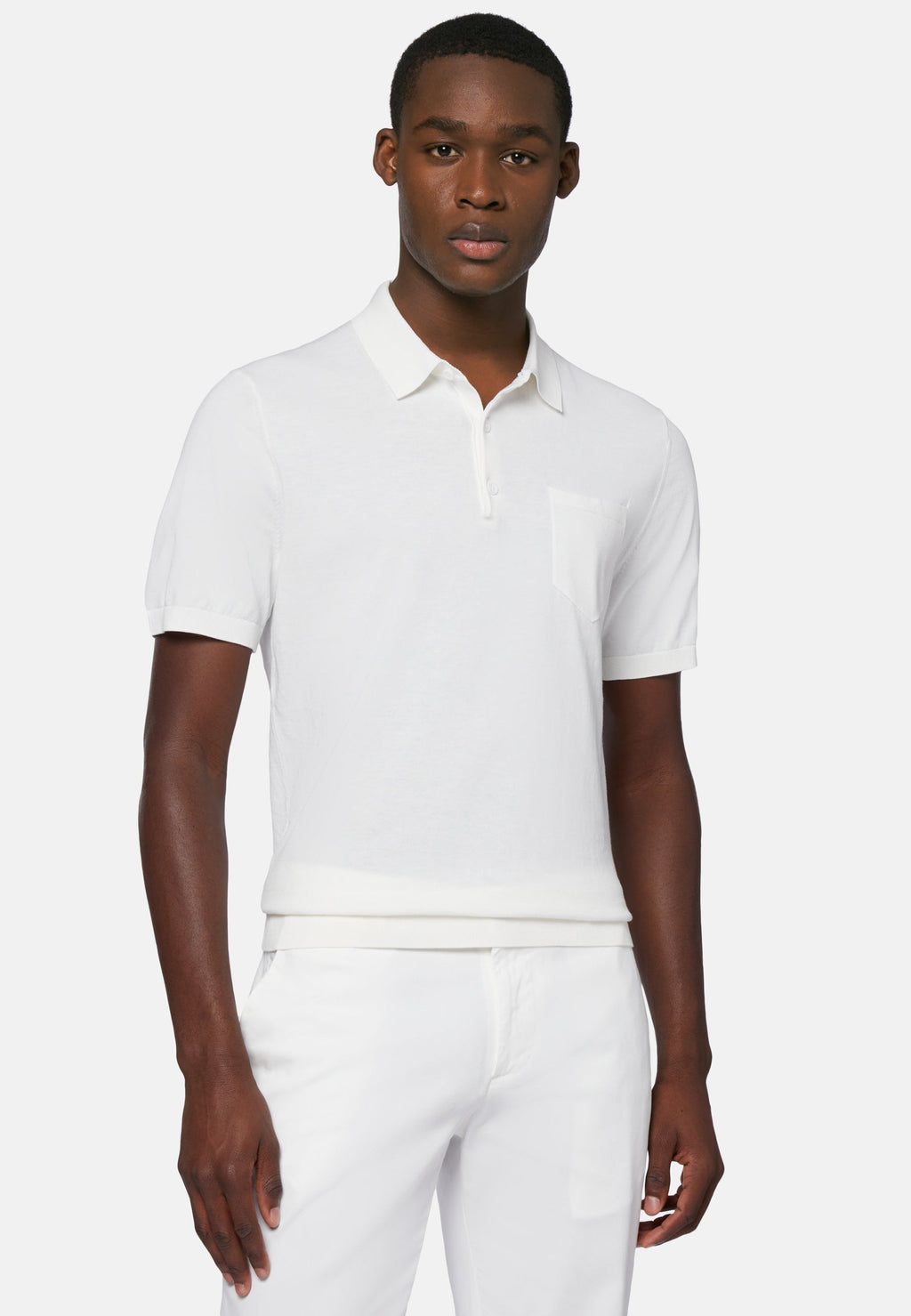 CAMISETA POLO BOGGI BLANCO ALGODON