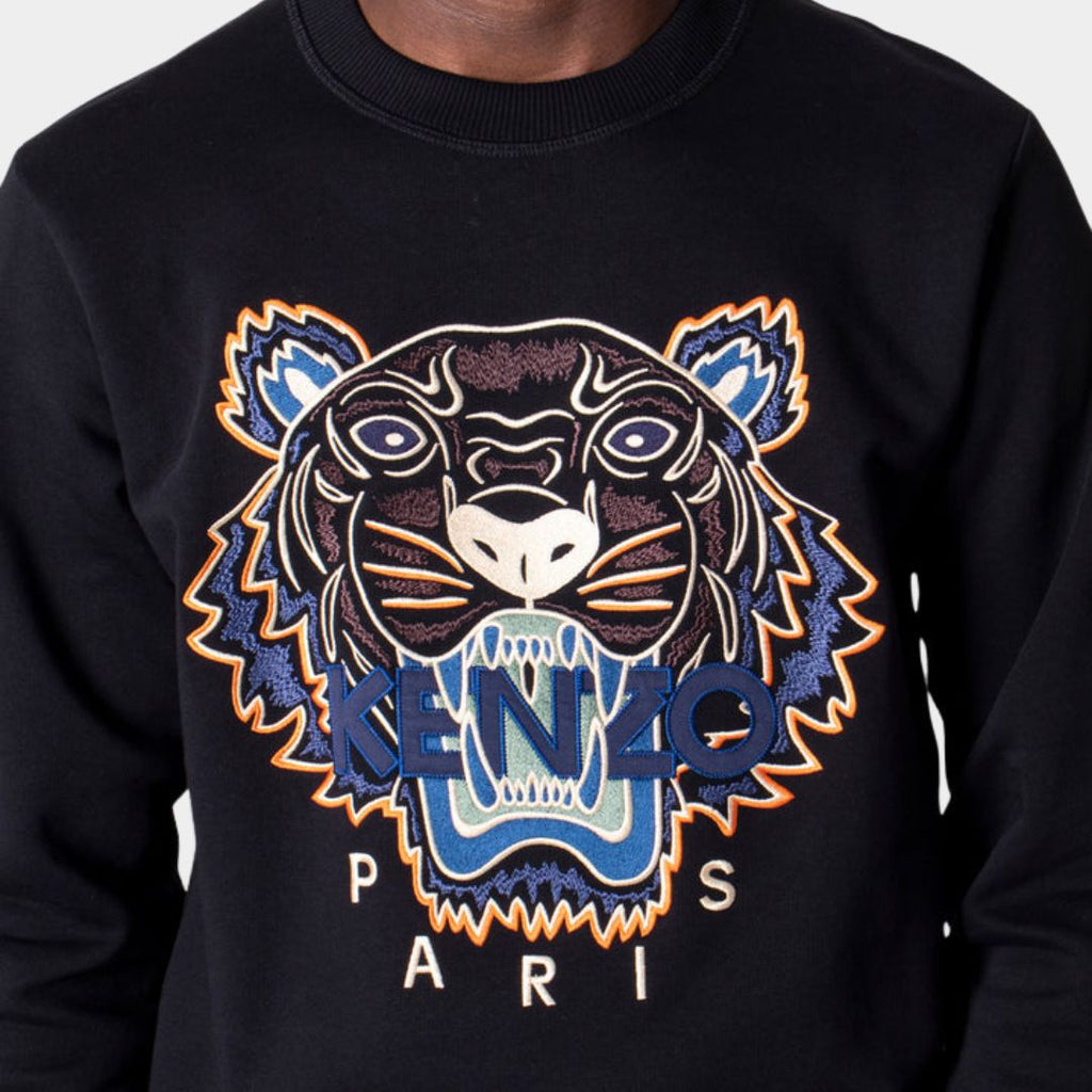 SWEAT-SHIRT KENZO CABALLERO NEGRO ALGODON (FC65SW1234XL-99)