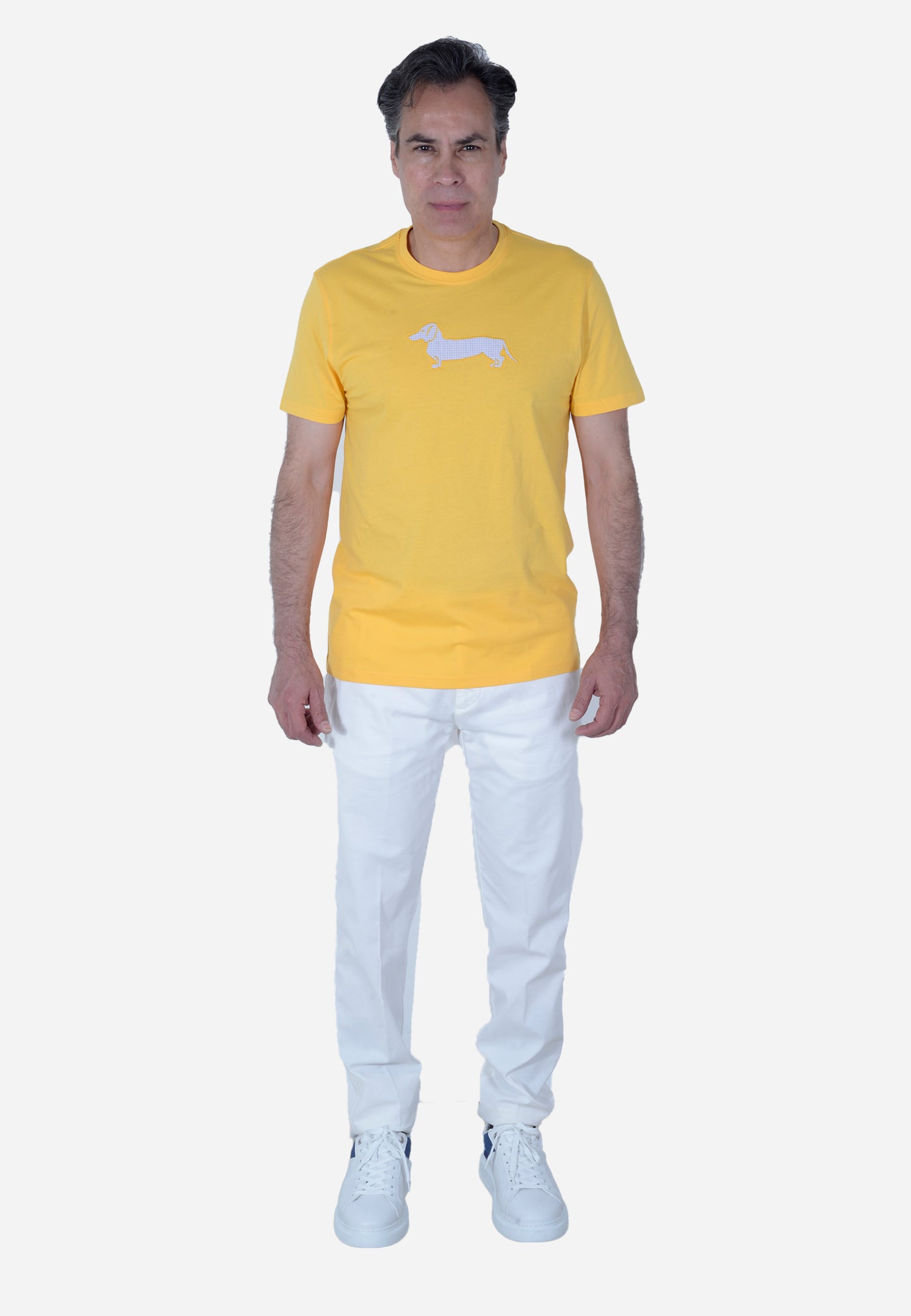 CAMISETA T-SHIRT HARMONT & BLAINE AMARILLO ALGODÓN (IRL003021055R-302)