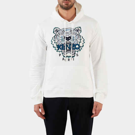 HOODIE KENZO CABALLERO BLANCO ALGODON  (FC65SW3334XL-01B)