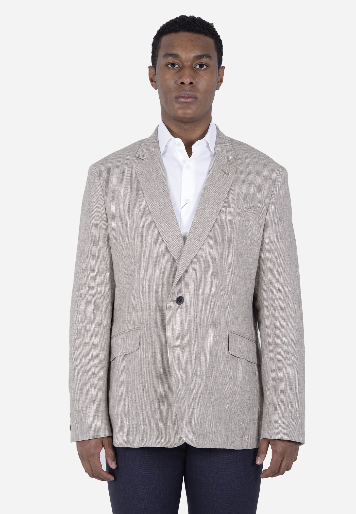 SACO HACKETT LONDON CAFE/BEIGE LINO + ALGO (HM443391R-R95)