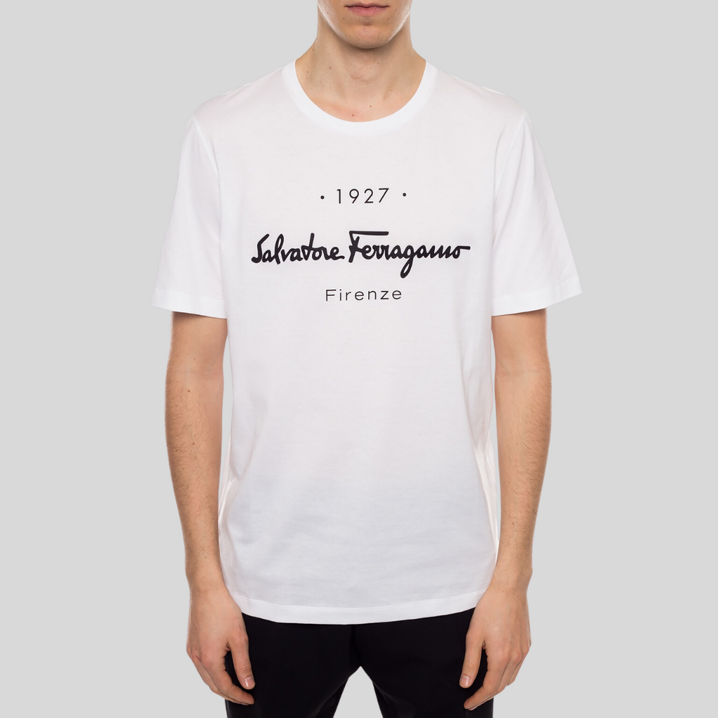 CAMISETA-TSHIRT FERRAGAMO BLANCO ALGODON (728398-120613 )