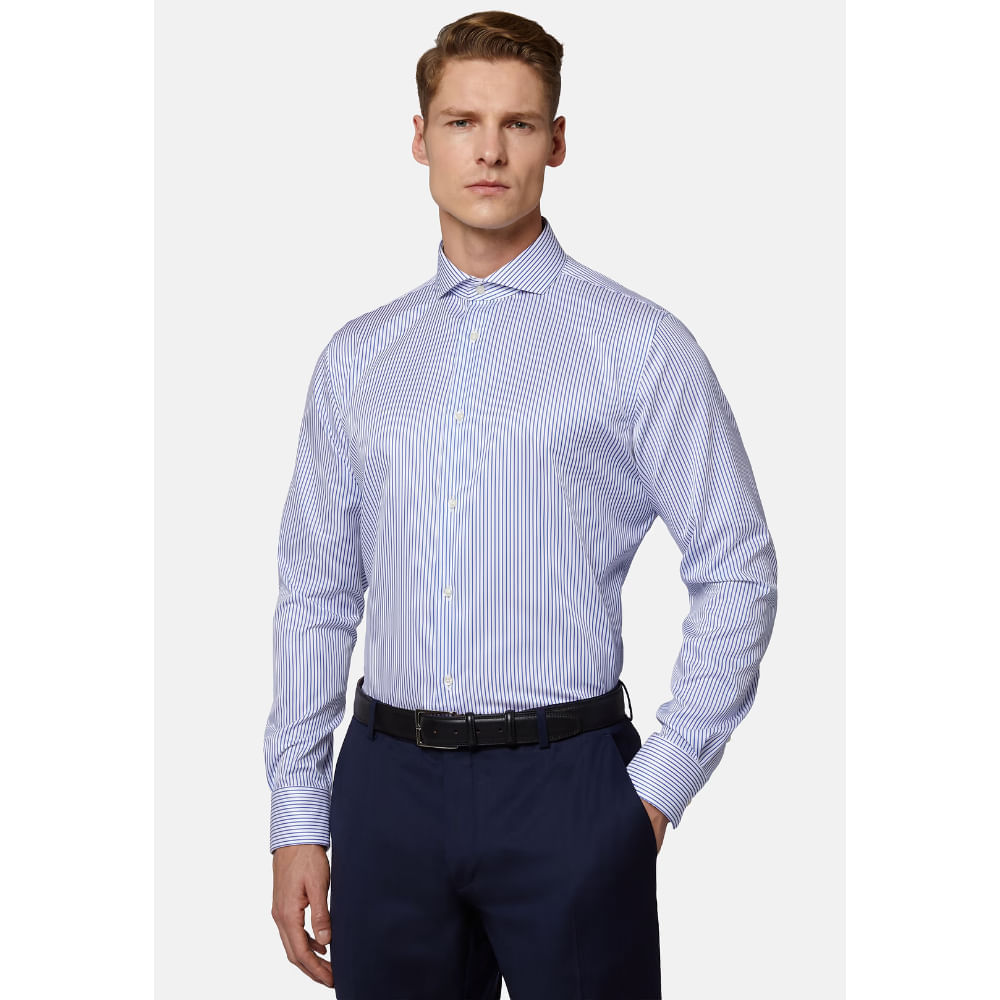 CAMISA BOGGI AZUL RYS ALGODON