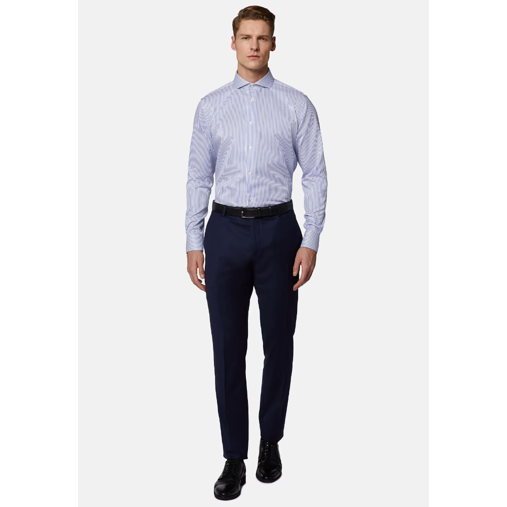 CAMISA BOGGI AZUL RYS ALGODON