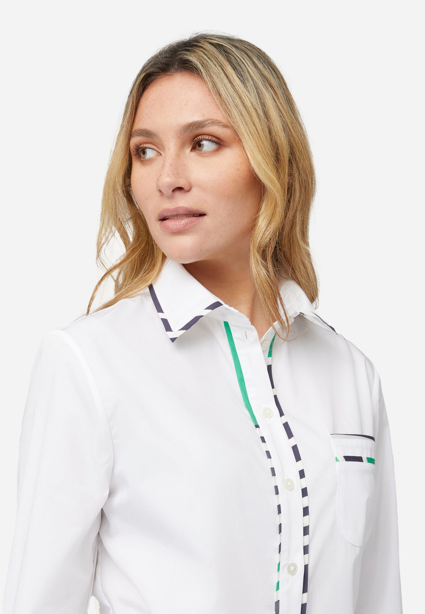 Camisa Dama Blanca H&B