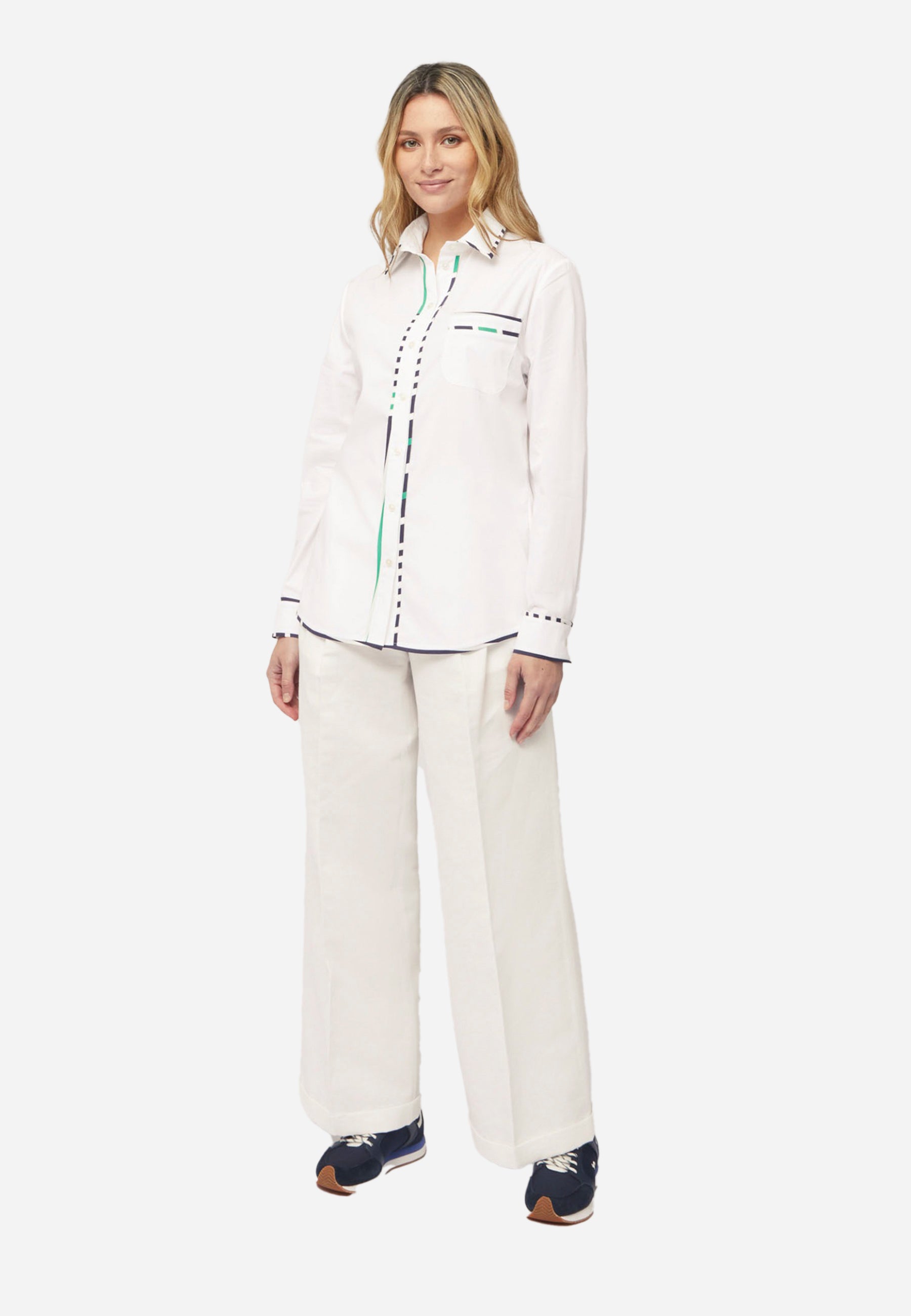 Camisa Dama Blanca H&B