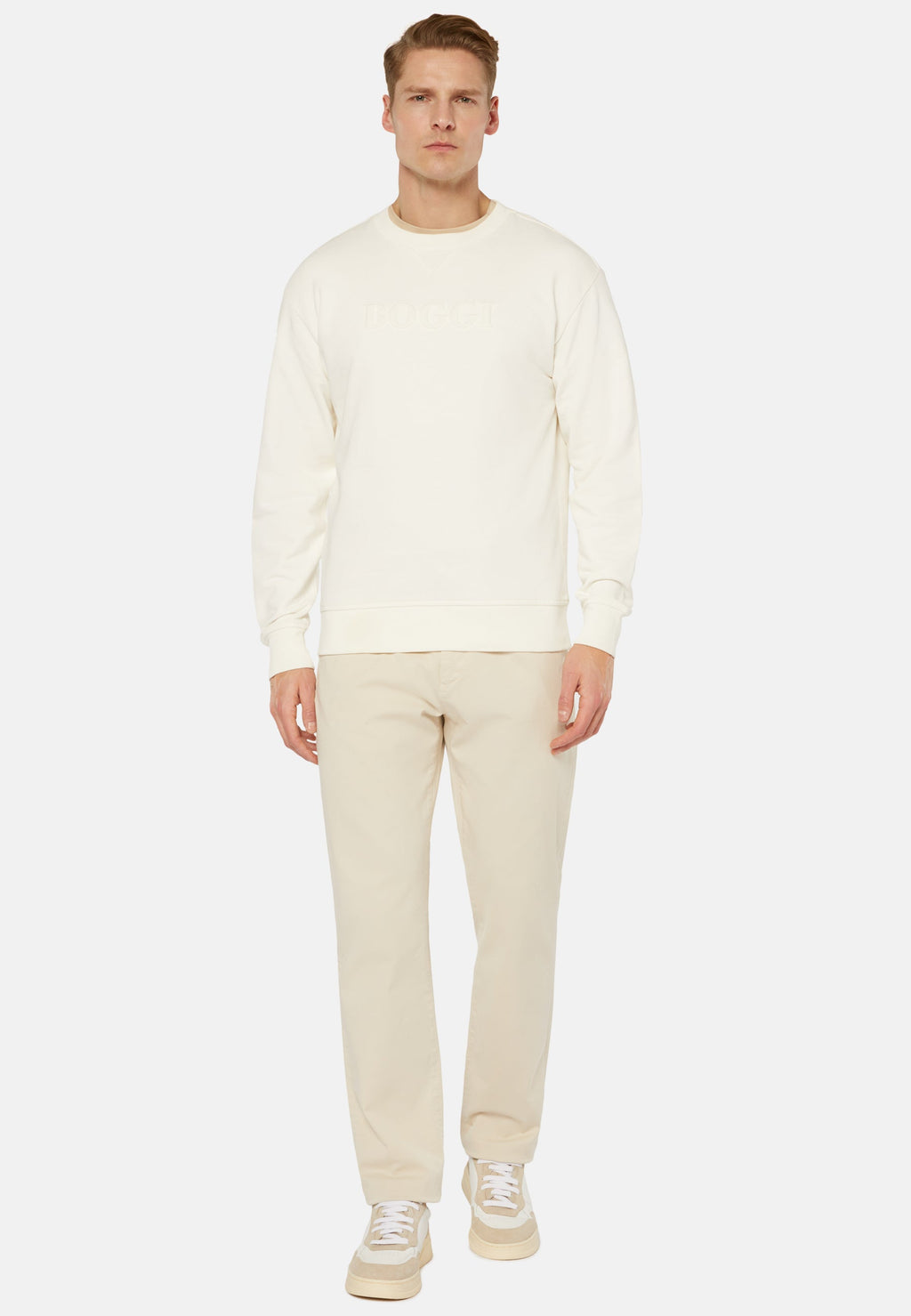 SWEAT-SHIRT BOGGI BLANCO ALGODON