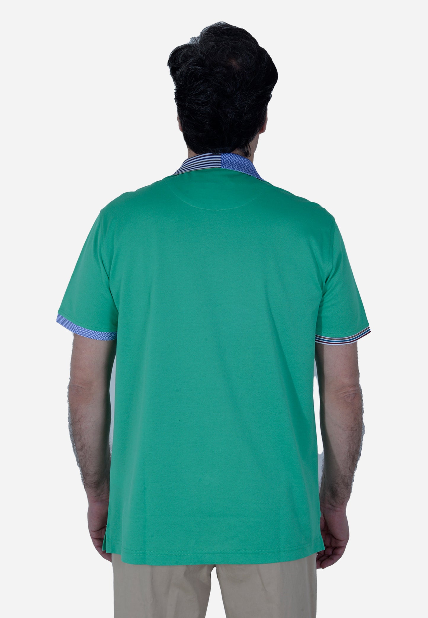 CAMISETA POLO HARMONT & BLAINE VERDE ALGODÓN (LRL375021215-646)