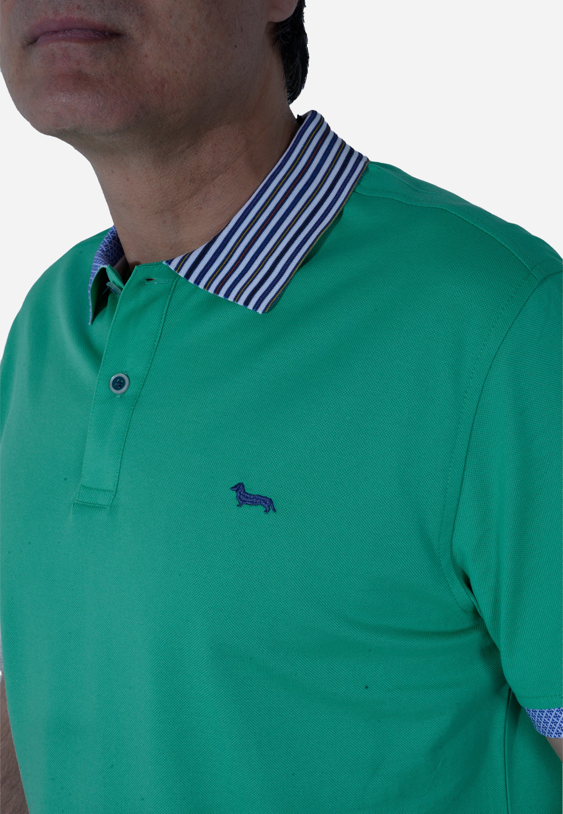 Camisa Polo Hombre Verde menta H&B