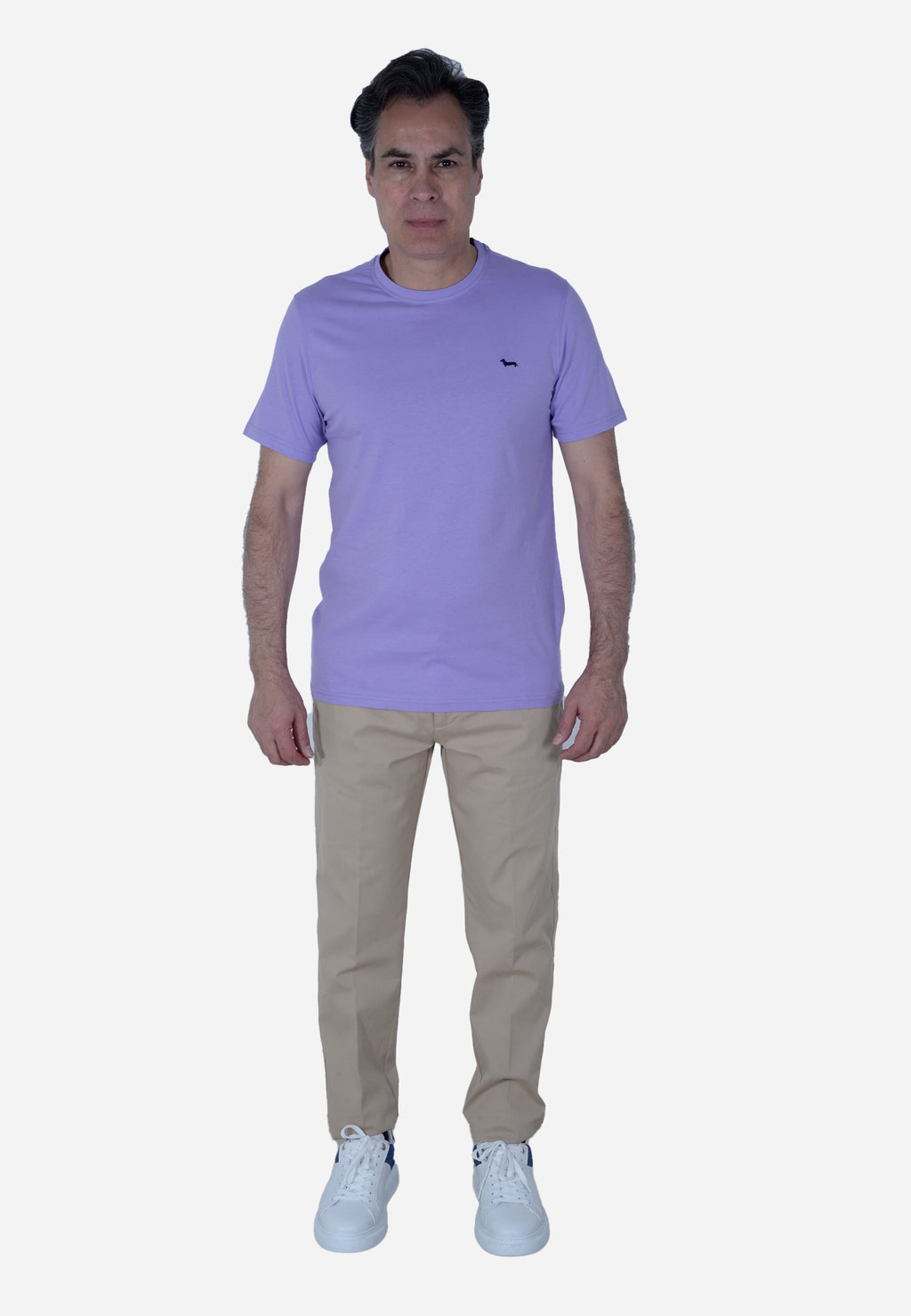 Camiseta Tshirt  Azul Con Su Logo H&B