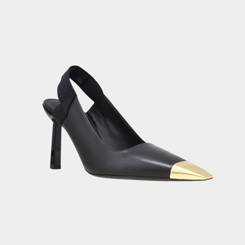 Zapato Dama Alto en Cuero Negro S.F.
