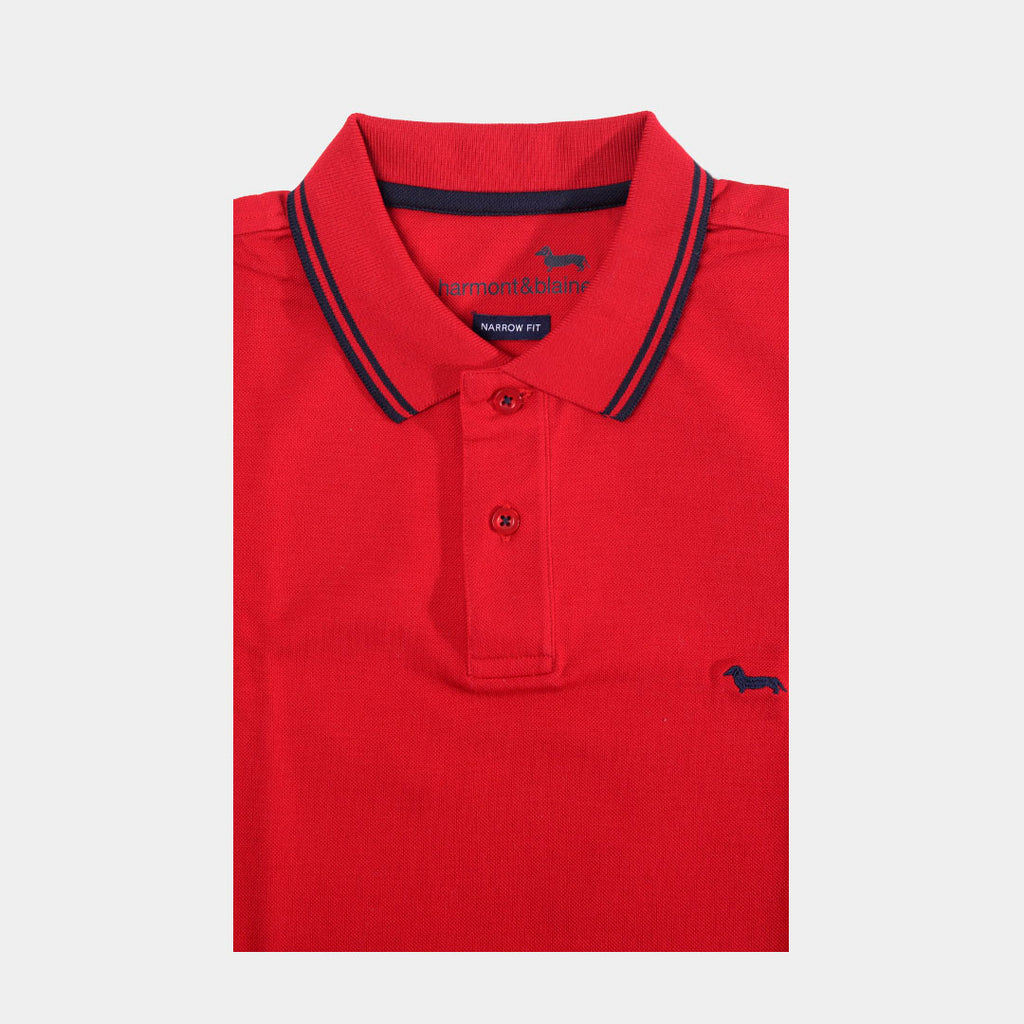 CAMISETA POLO HARMONT ROJO CUERO (LNK0100211480-518)