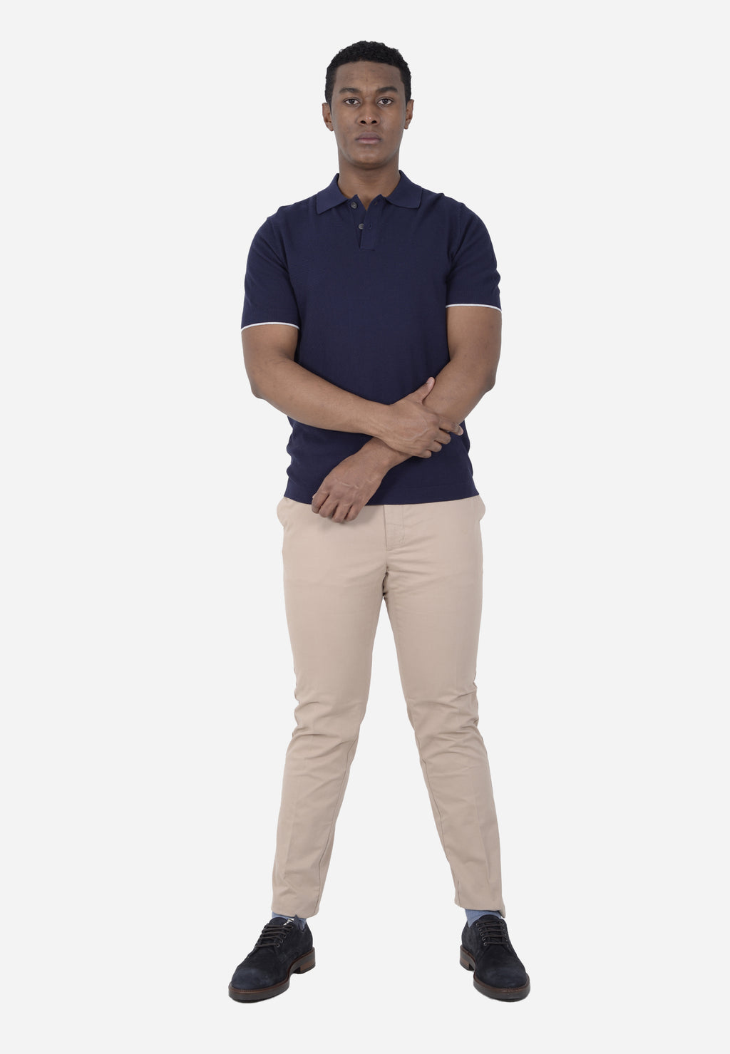 CAMISETA POLO HACKETT LONDON AZUL ALGODON (HM563260-595)