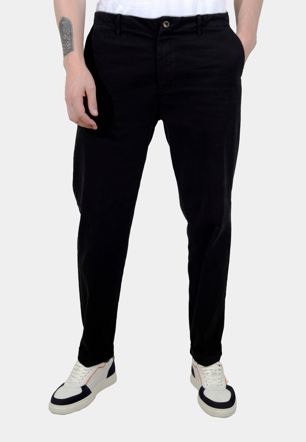 Pantalones Negros Slim Fit H&B