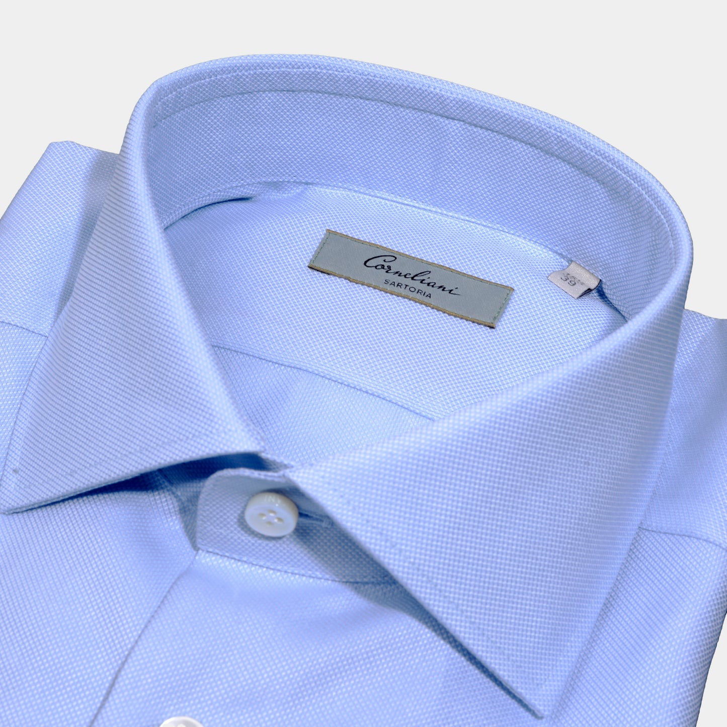 CAMISA CORNELIANI AZUL ALGODON (92P600-3811700-009)