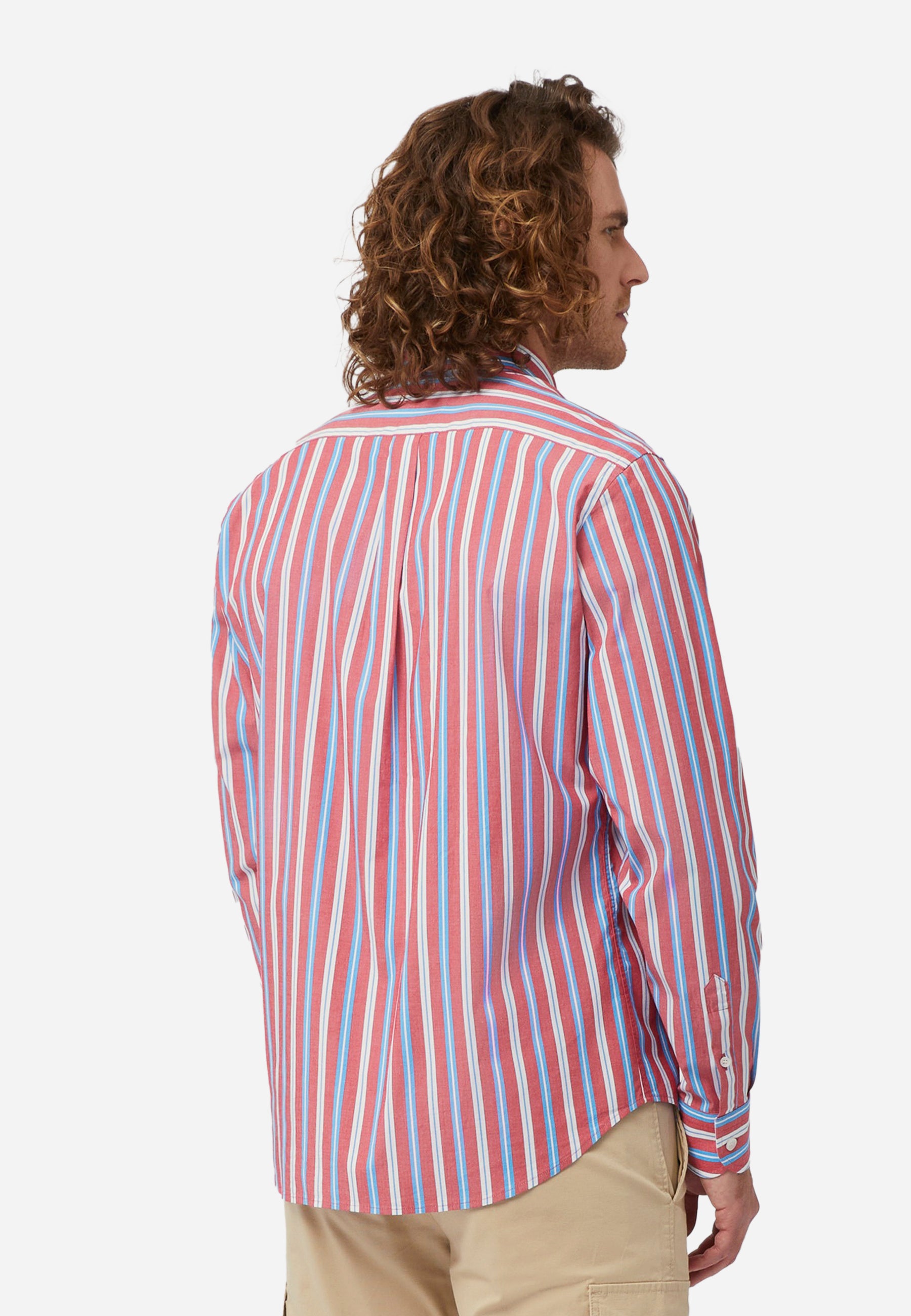 Camisa "Coastal Stripe" Rojo H&B