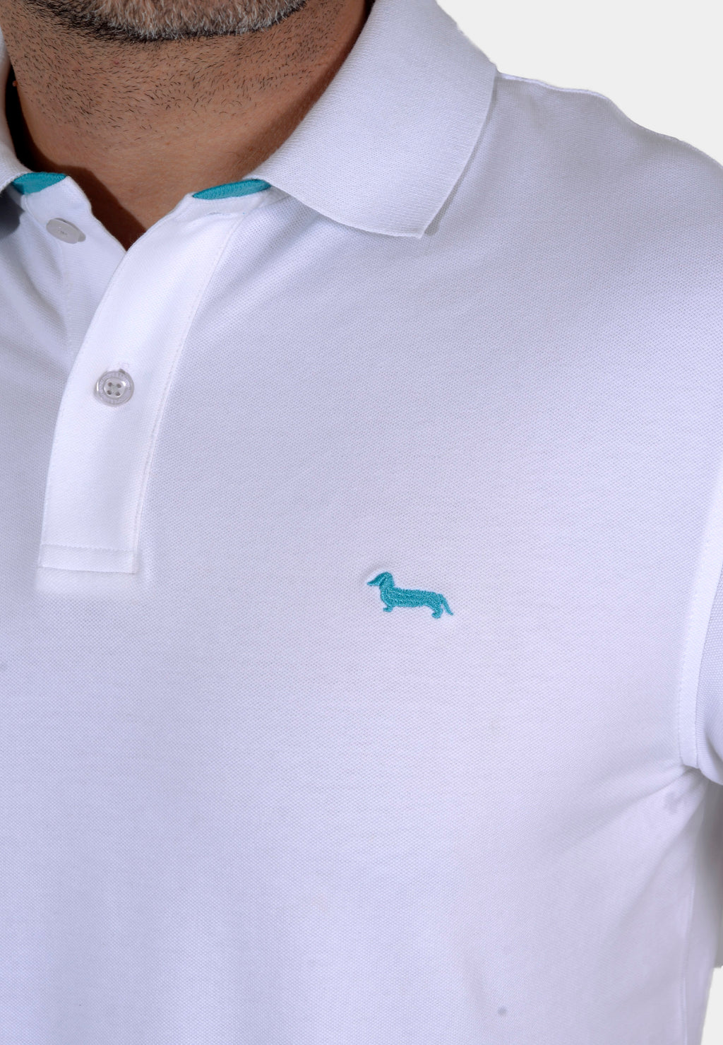 CAMISETA POLO HARMONT BLANCO ALGOD (LRJ3490208620-100)
