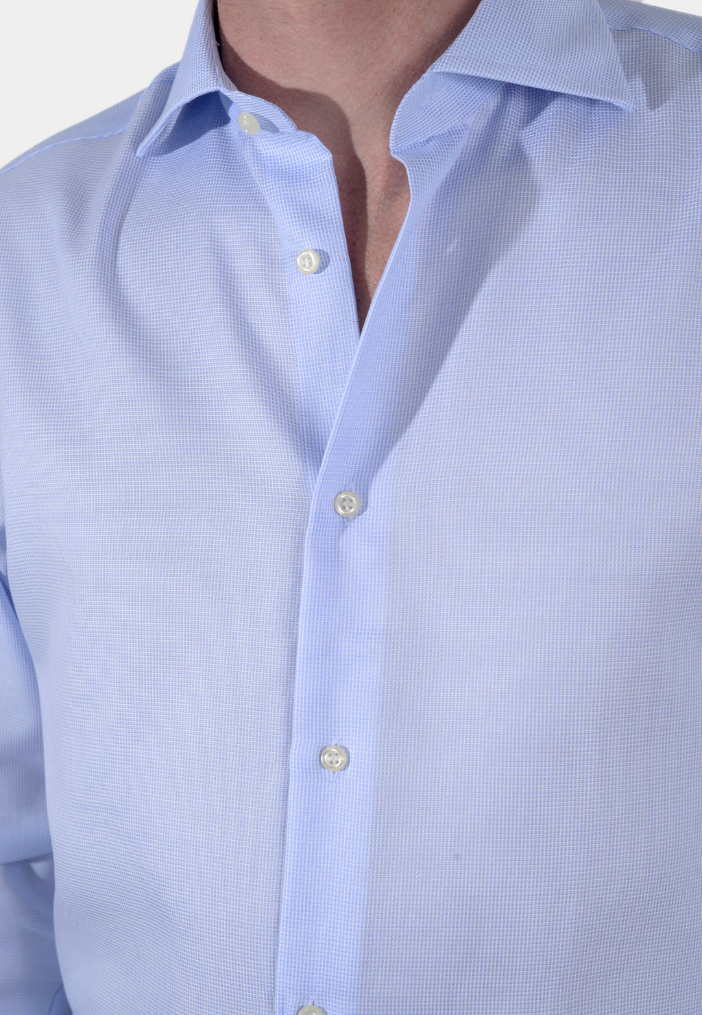 CAMISA BOGGI AZUL CUADROS ALGODON (23A043001)