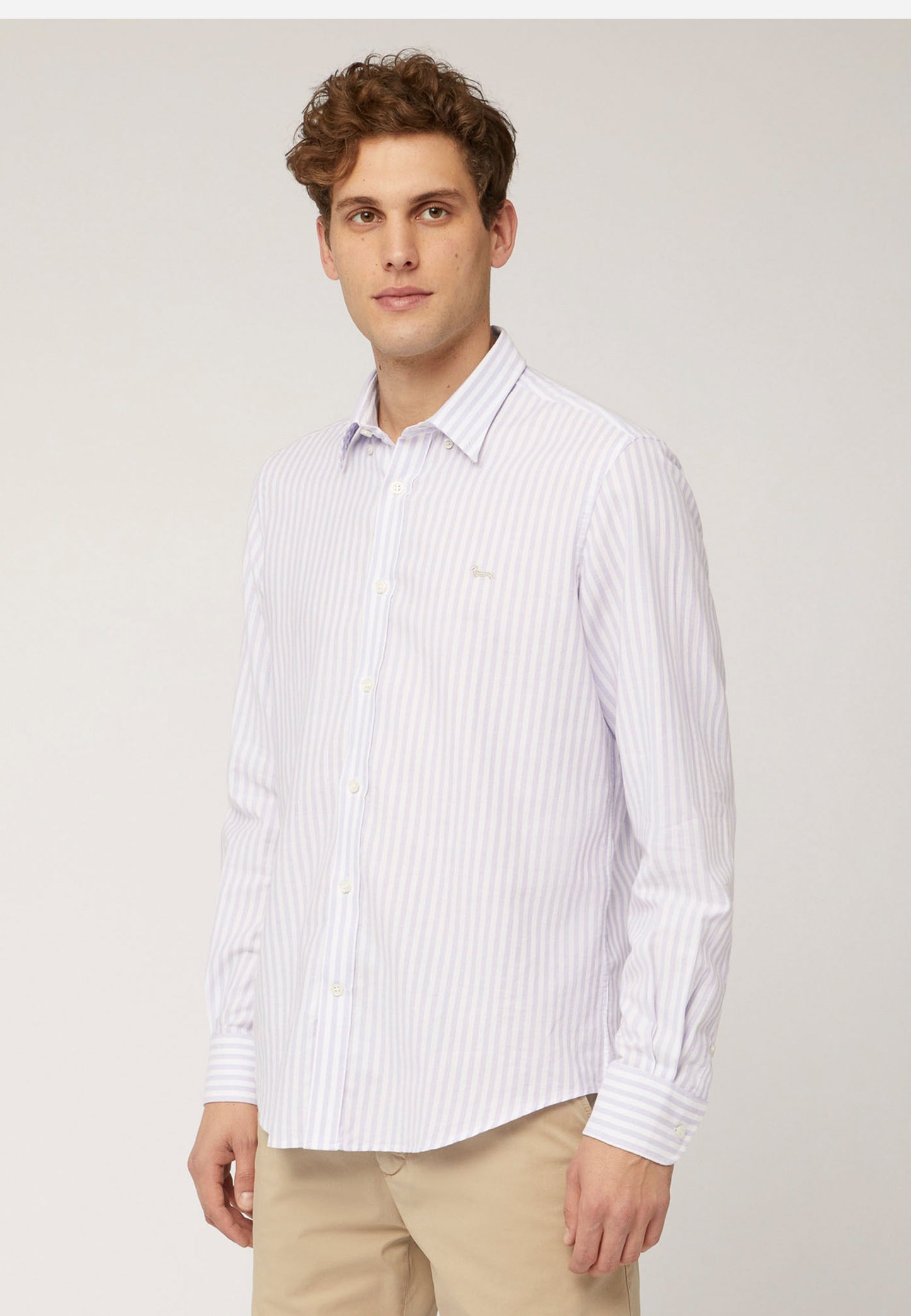 CAMISA HARMOT&BLAINE LILA RYS ALGOD  (CRL013012828M-527)